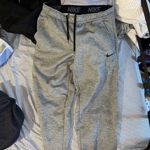2 Tone Gray faded Nike Pants : Size - Large